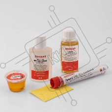 Набор К5 для пайки REXANT универсальный (припой, губка, канифоль, флюс СКФ, флюс ОК)