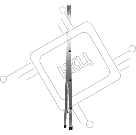 Стремянка стальная СИБРТЕХ 3 ступени, с полимерным покрытием, Россия [97868]