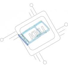 Лоток для SIM-карты Xiaomi Redmi 6 синий