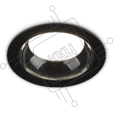 Светильник Ambrella light TN52336 SBK/GBK черный песок/черный глянец GX53 max 12W D115*25