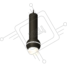 Светильник Ambrella XP1102012 SBK/FR черный песок/белый матовый MR16 GU5.3 LED 3W 4200K