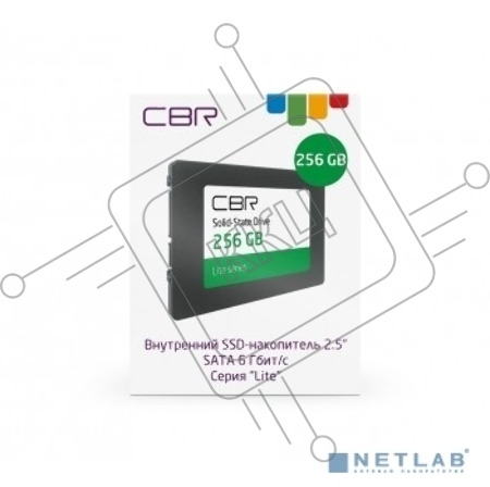 Внутренний SSD-накопитель CBR SSD-256GB-2.5-LT22, серия 