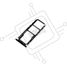 Лоток для SIM-карты Xiaomi Redmi 6 Pro черный