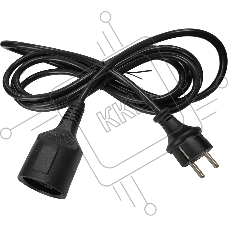 Шнур питания Lanmaster LAN-PPS/SH-5.0-BK вилка Shuko-розетка Shuko проводник.: 3x1.5 мм2 5 м 220В 16А черный