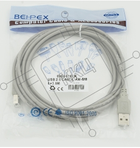 Кабель USB2.0 USB A (m)/USB B (m) 3м