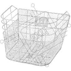 Велокорзина передняя JL-027 белая для 28