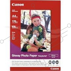 Фотобумага CANON   Глянцевая, 170г/м2, A4 (21X29,7), 100 л.