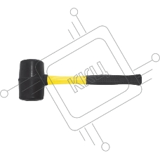 Киянка FIT 45492  резиновая фиброглассовая ручка 50мм ( 340гр.)