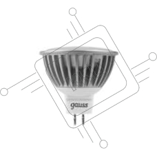 Лампа светодиодная MR16 5Вт 2700К тепл. бел. GU5.3 500лм 12В FROST GAUSS 201505105