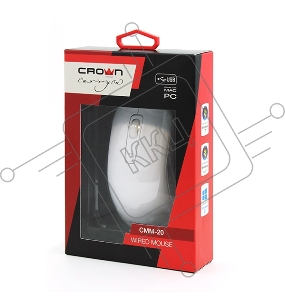 Мышь CROWN CMM-20 white CM000001056 Мышь 