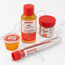 Набор К4 для пайки REXANT универсальный (припой, канифоль, паяльный жир, флюс СКФ)