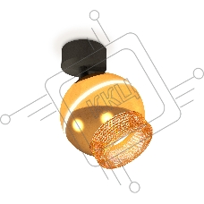 Комплект поворотного светильника Ambrella light XM1105010 PYG/SBK/CF золото желтое полированное/черный песок/кофе MR16 GU5.3 LED 3W 4200K