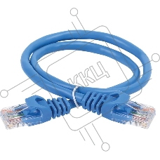 Коммутационный шнур кат. 6 UTP PVC 3м синий | PC03-C6U-3M | ITK