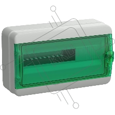 Корпус пластиковый IEK TEKFOR КМПн-18 IP65 зелен. прозр. дверь