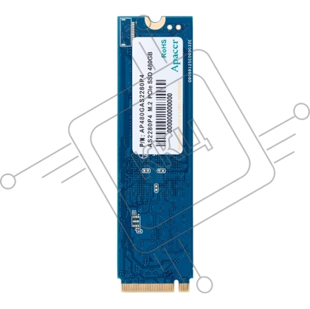 Накопитель SSD Apacer 256Gb M.2 AS2280P4 <AP256GAS2280P4-1> (PCI-E 3.0 x4, up to 1800/1100MBs, 3D TLC, NVMe 1.3, 22х80mm)