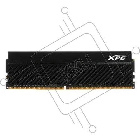 Оперативная память 16GB Adata DDR4 3200 DIMM GAMMIX D45 Black Gaming Memory AX4U320016G16A-CBKD45 Non-ECC, CL16, 1.35V, Heat Shield, XMP 2.0, RTL (934741)