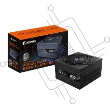 Блок питания GIGABYTE AORUS ELITE P850W, 850Вт, 80+ Platinum, 120мм, модульный, черный