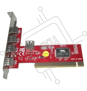 Контроллер PCI Noname VIA6212 (4+1) 5xUSB2.0 Bulk