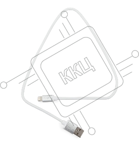 Кабель Cablexpert для Apple CC-S-APUSB01W-0.5M, AM/Lightning, серия Silver, длина 0.5м, белый, блистер 