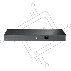 Сетевой коммутатор JetStream 24-port 10/100Mbps + 4-port Gigabit L2 Smart Switch with 24-port PoE+, PoE budget up to 250W, support PoE power management, with abundant L2 features,1U rack mountable, full managed via web UI/CLI/SSH/Telnet/SNMP