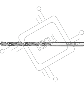 Сверло по металлу HSS-R, быстрорежущая сталь М2(S6-5-2) STAYER PROFI 5.0х86мм