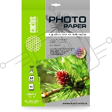 Фотобумага Cactus CS-MSA410050 A4/100г/м2/50л./белый матовое самоклей. для струйной печати