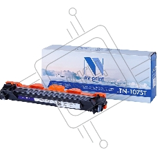 Картридж NV Print NV-TN1075T (тип TN-1075) Black черный, 1000 стр., для Brother HL-1110R/1112/1210WR/1212/DCP-1510R/1512/1610WR/1612WR/MFC-1810R/1815/1912WR