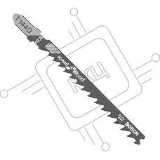 Набор пилок по дереву Bosch T144D HCS 5пред. (лобзики)