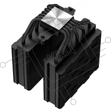 Кулер для процессора DEEPCOOL AK620 ZERO DARK черный, 120 мм, алюминий/медь, 1850 об/мин, 28 дБ, 4 pin, 260 Вт, 160 мм Кулер для процессора DEEPCOOL AK620 ZERO DARK черный, 120 мм, алюминий/медь, 1850 об/мин, 28 дБ, 4 pin, 260 Вт, 160 мм