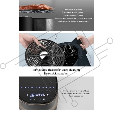 Аэрогриль Leacco AF017 Air Fryer Black
