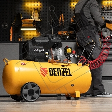 Компрессор Denzel воздушный DKV2200/100,Х-PRO 2.2 кВт, 400 л/мин, 100л 58079