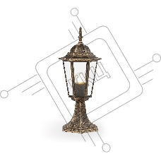 Светильник Ambrella light ST2025 GD/BK/CL золото/черный/прозрачный IP54 E27 max 40W D150*400