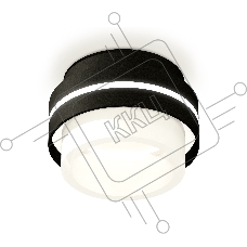 Светильник Ambrella Light XS8414002 SBK/FR черный песок/белый матовый GX53 (C8414, N8401)