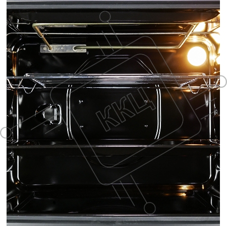 Духовой шкаф Электрический Lex EDM 040 IX нержавеющая сталь/черный, встраиваемый