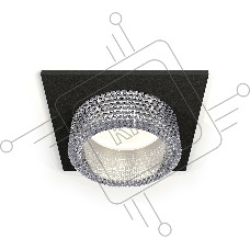 Комплект встраиваемого светильника Ambrella light XC6521040 SBK/CL черный песок/прозрачный MR16 GU5.3 (C6521, N6150)