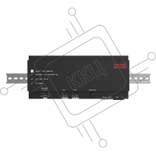 Источник бесперебойного питания Powercom DRU 500VA/300W, DIN Rail, 230V, RS-232, 2 year warranty (1114005)