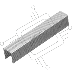 Скобы, 14 мм, для мебельного степлера, закаленные, тип 53, 1000 шт.// Matrix