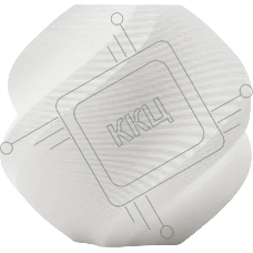 Пластик Bambu lab : PLA Matte plastic, color ivory, on reusable spool