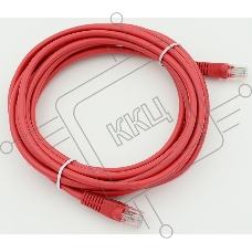 Патч-корд molded 5E Copper 5m красный