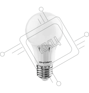 Лампа светодиодная 61 140 OLL-A60-10-230-6.5K-E27 грушевидная ОНЛАЙТ 61140