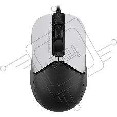 Мышь проводная A4Tech Fstyler FM12S белый/черный, 1200 dpi, USB, кнопки - 3