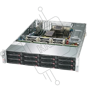 Платформа Supermicro SSG-620P-ACR12H 2U, 2xLGA-4189, TDP 270W, Intel C621A, 16xDDR4, 12x 3.5