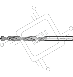 Сверло по металлу HSS-R STAYER PROFI 8.0х117мм, быстрорежущая сталь М2(S6-5-2)