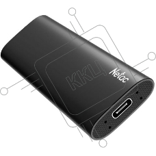 Накопитель SSD External Netac 2.0Tb Z SLIM <NT01ZSLIM-002T-32BK> (USB3.2, up to 520/480MBs, 100х29.5х9mm, Black)