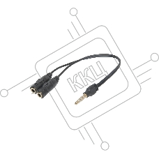 Переходник Defender Headset Jack 2*3.5jack - 3.5 4pin jack 0,15м