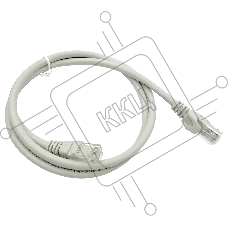 Патч-корд Buro UTP 4 пары cat6 CCA molded 1м серый RJ-45 (m)-RJ-45 (m)