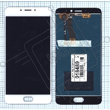 Дисплей для Meizu M5 Note белый