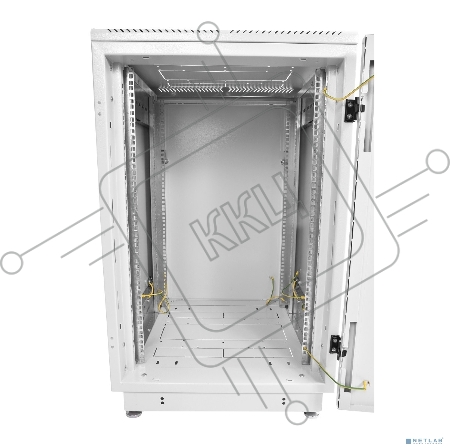 Шкаф коммутационный ЦМО ШТК-М-27.6.10-4ААА 27U 600x1000мм пер.дв.перфор. задн.дв.стал.лист 2 бок.пан. 400кг серый