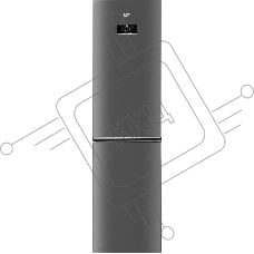 Холодильник Beko B3R0CNK332HX серебристый двухкамерный 200/100л морозилка снизу