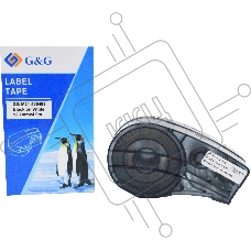 Картридж ленточный G&G GG-M21-500499 черный на белом 12.7x4.9 для Brady BMP21-PLUS, BMP21-LAB